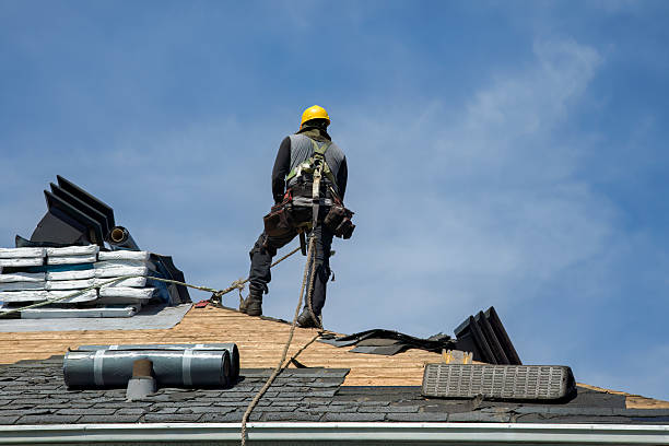 Professional Roof Replacement technician working in Fallentimber, PA